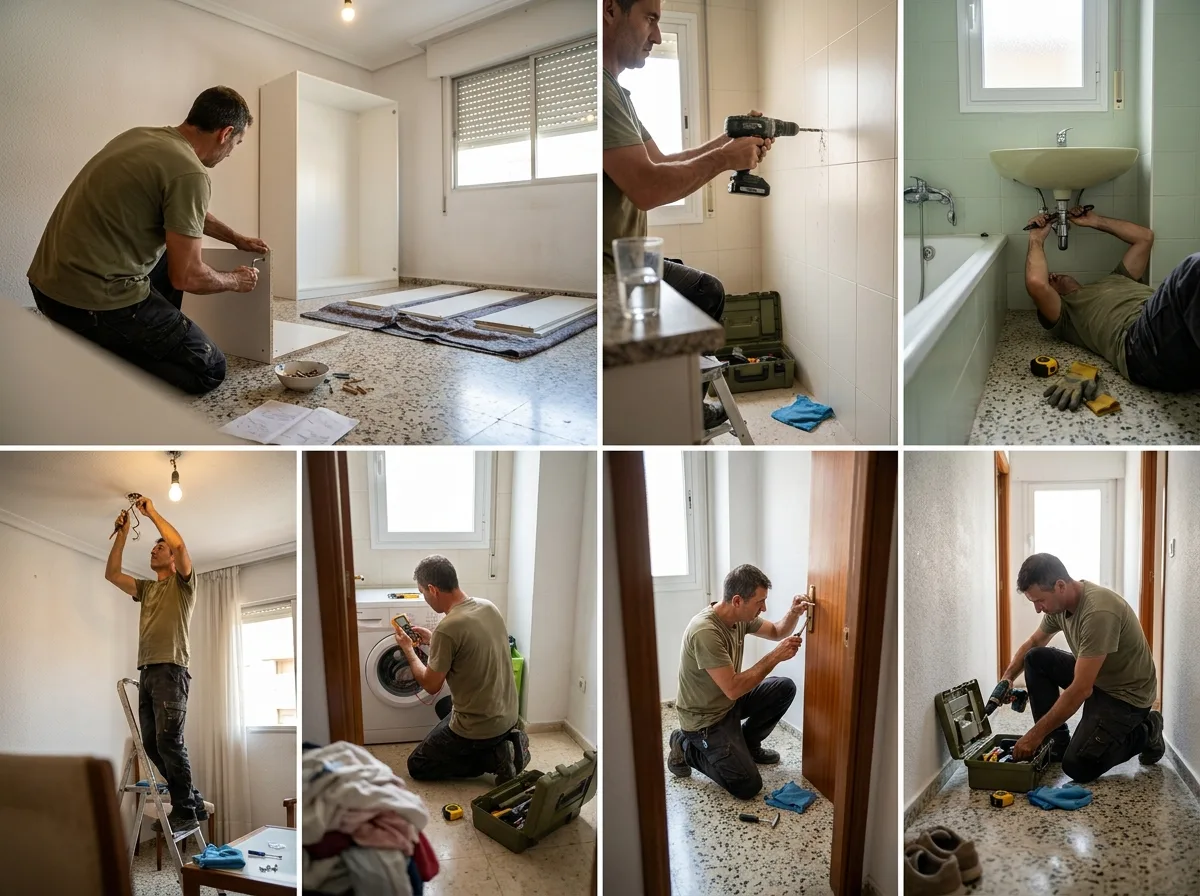 Furniture assembly and small repairs in a home in Valencia